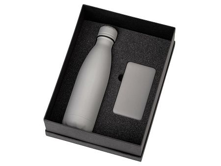 Подарочный набор «COLOR IT» с термобутылкой и повербанком