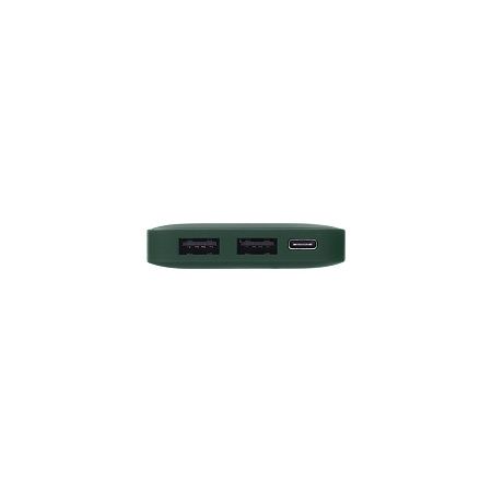 Внешний аккумулятор с подсветкой Анкор (Ancor) 5000 mAh, зеленый