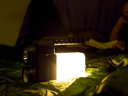 Кемпинговый фонарь-лампа аккумуляторный Yol, черный