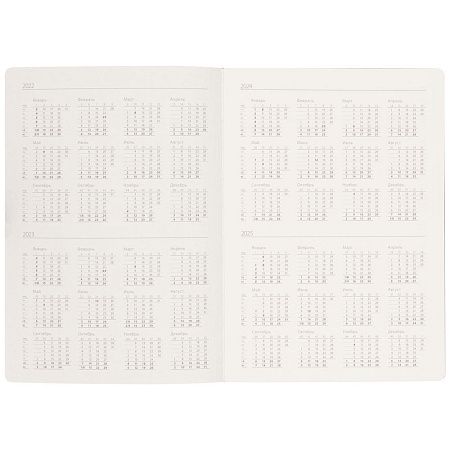 Ежедневник Flexpen Black, недатированный, черный с синим