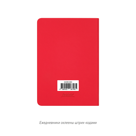 Ежедневник Спарк мини (Spark mini) A6 недатированный, красный