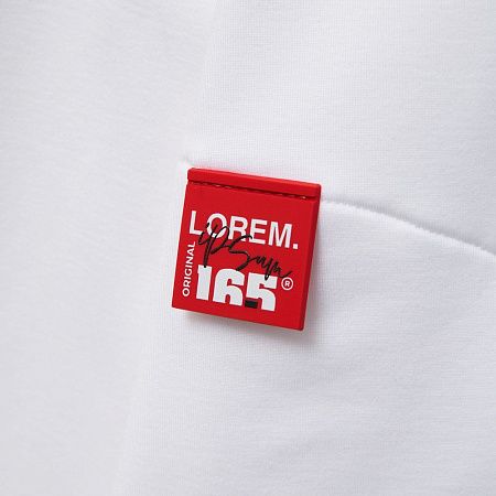 Лейбл из ПВХ Kare, красный