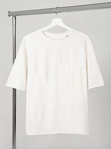 Футболка оверсайз Vozduh 2.0, синяя под нанесение