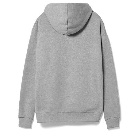 Толстовка с капюшоном Unit Kirenga Heavy, серый меланж, размер XS