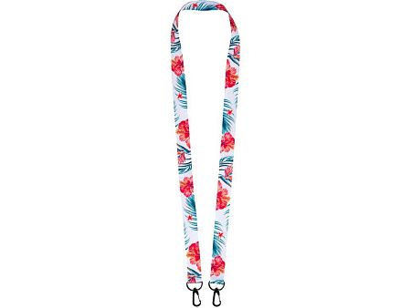 Ланъярд под сублимацию с 2-мя карабинами, 2 см