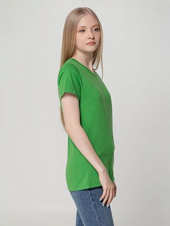 Футболка женская T-bolka Lady, ярко-зеленая, размер XL v2