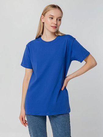 Футболка унисекс T-bolka 140, ярко-синяя, размер L