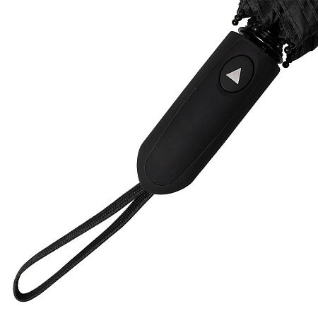 Зонт складной полуавтоматический Forest Rainman, диаметр 117 см, радиус 27 дюймов, 8 панелей, в подарочной коробке, черный