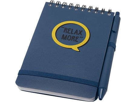 Блокнот А6 «Thalaasa» с шариковой ручкой