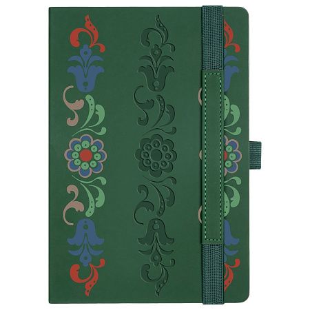 Ежедневник Альфа (Alpha) недатированный, зеленый/оливковый