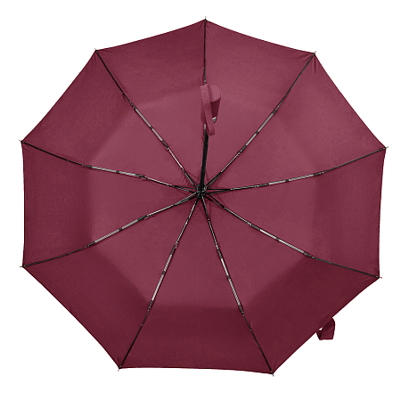 Зонт складной автоматический, Forest Lotus, диаметр 100 см, радиус 23 дюйма, 9 панелей, без подарочной коробки, бордовый