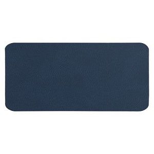 Шеврон Rectangle Latte Soft touch размер 60*30 мм, темно-синий, со скругленными углами