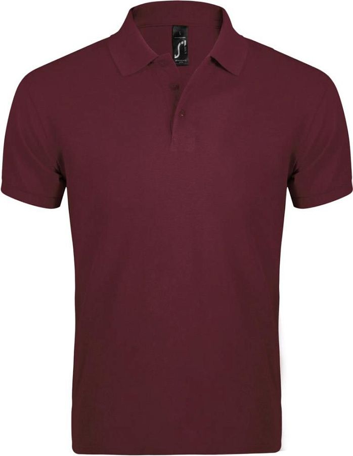 Рубашка поло мужская Prime Men, белая под нанесение