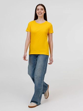 Футболка женская E190 серый меланж, размер S