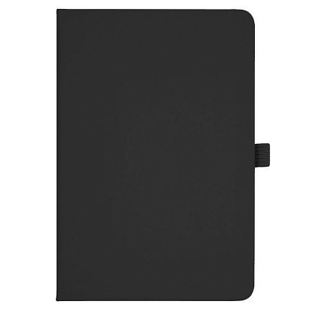 Блокнот Forest  Alfa Polo  Soft А5, недатированный, в твердой обложке, с черной резинкой и петлей для ручки, черный