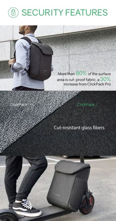 Рюкзак KORIN ClickPack X 45х32х15,5 см, с клапаном