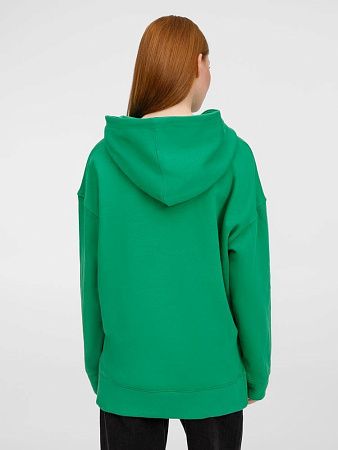 Худи оверсайз унисекс Tolla, зеленое, размер XL/2XL