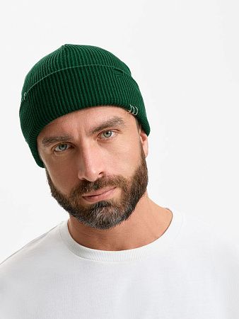 Шапка Ribelle, темно-зеленая (хвойная)