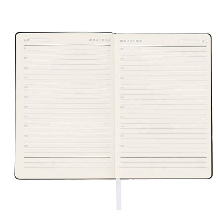 Ежедневник A5 недатированный Simflex в мягком переплёте, белый