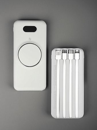 Внешний аккумулятор Omni Pro 10000 мАч, белый