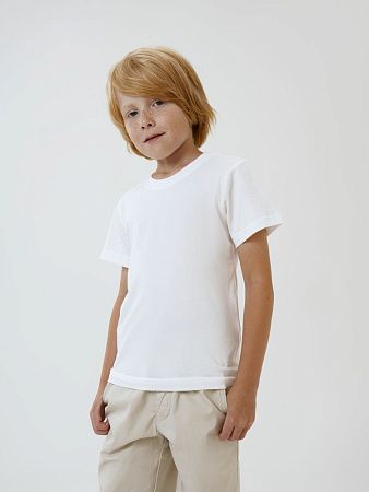Футболка детская T-Bolka Kids, белая (белоснежная), размер 10 лет (130-140 см)