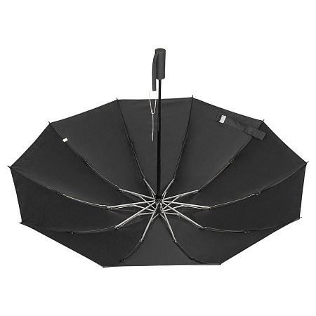 Зонт складной автоматический обратного сложения Forest Lotus Reverse, чёрный