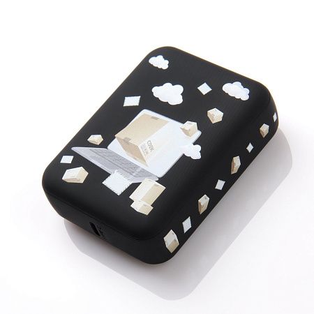 Внешний аккумулятор с функцией быстрой зарядки Формула (Formula) 10000 mAh, черный