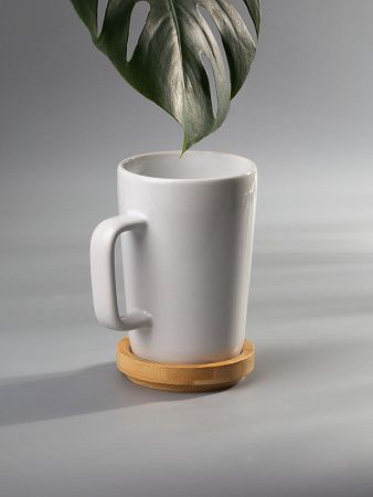 Кружка Vierra с крышкой-костером, белая