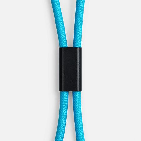 Кабель-ланьярд energyFlex Power Delivery 60 Вт, голубой