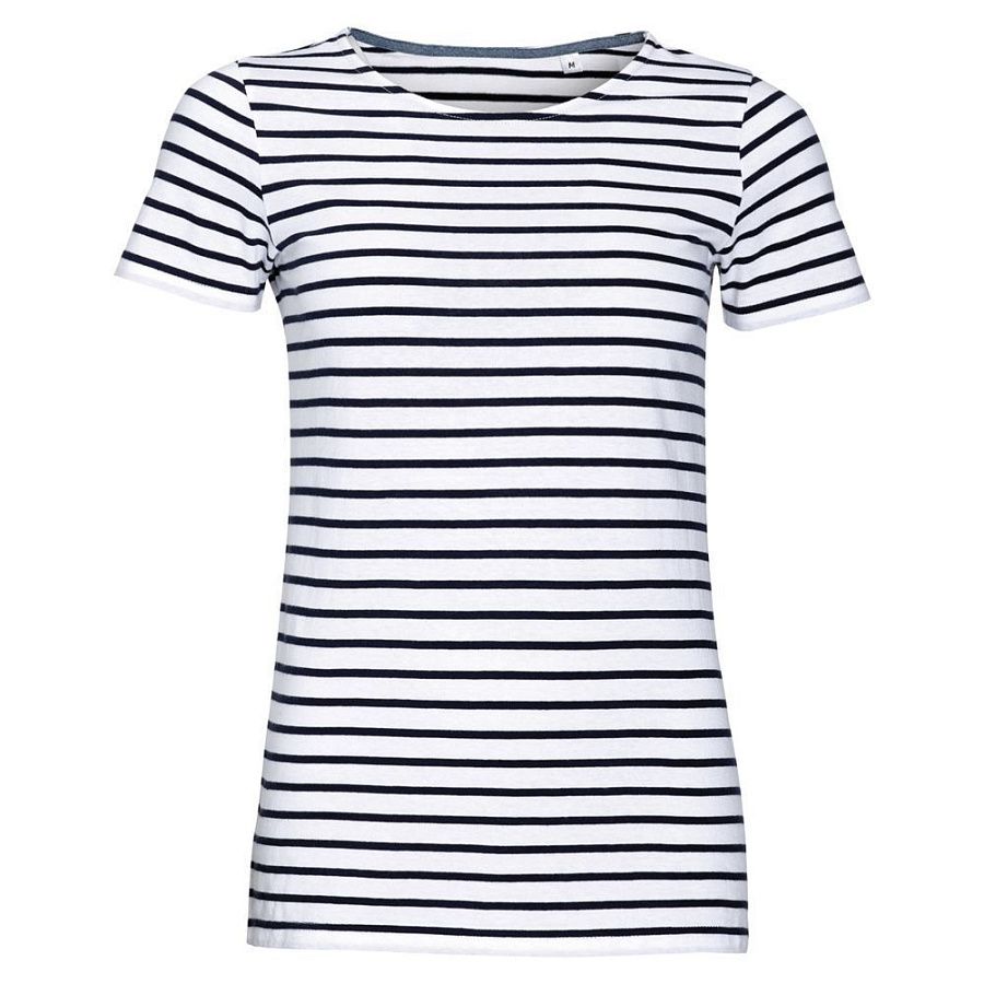 Футболка Miles Women серая с желтым под нанесение