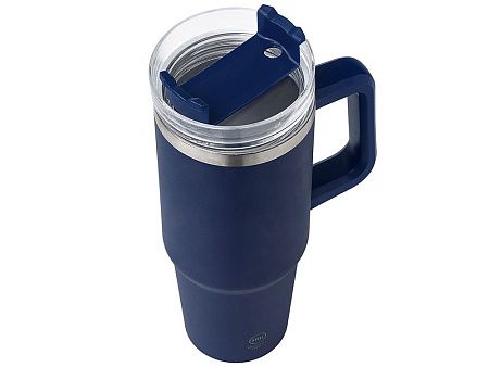 Термокружка «Крэнстон» с трубочкой и поворотной крышкой, 850 мл