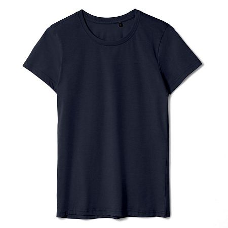 Футболка женская T-bolka Lady, темно-синяя, размер S