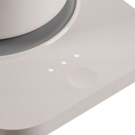 Кружка с подогревом и беспроводной зарядкой dualBase plus, белая