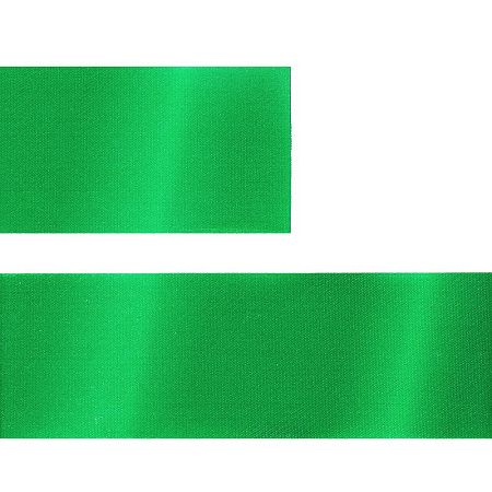 Лента сатиновая Satin 35 М, зеленая, 70 см