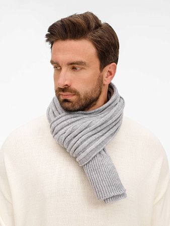 Шарф Bellish, светло-серый меланж