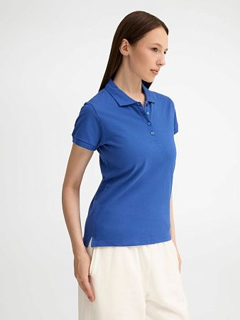 Рубашка поло женская People 210, ярко-синяя (royal), размер S