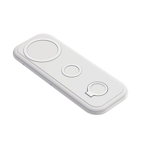 Настольная беспроводная (15W) зарядная станция "Snow Board" для смартфона, часов и наушников